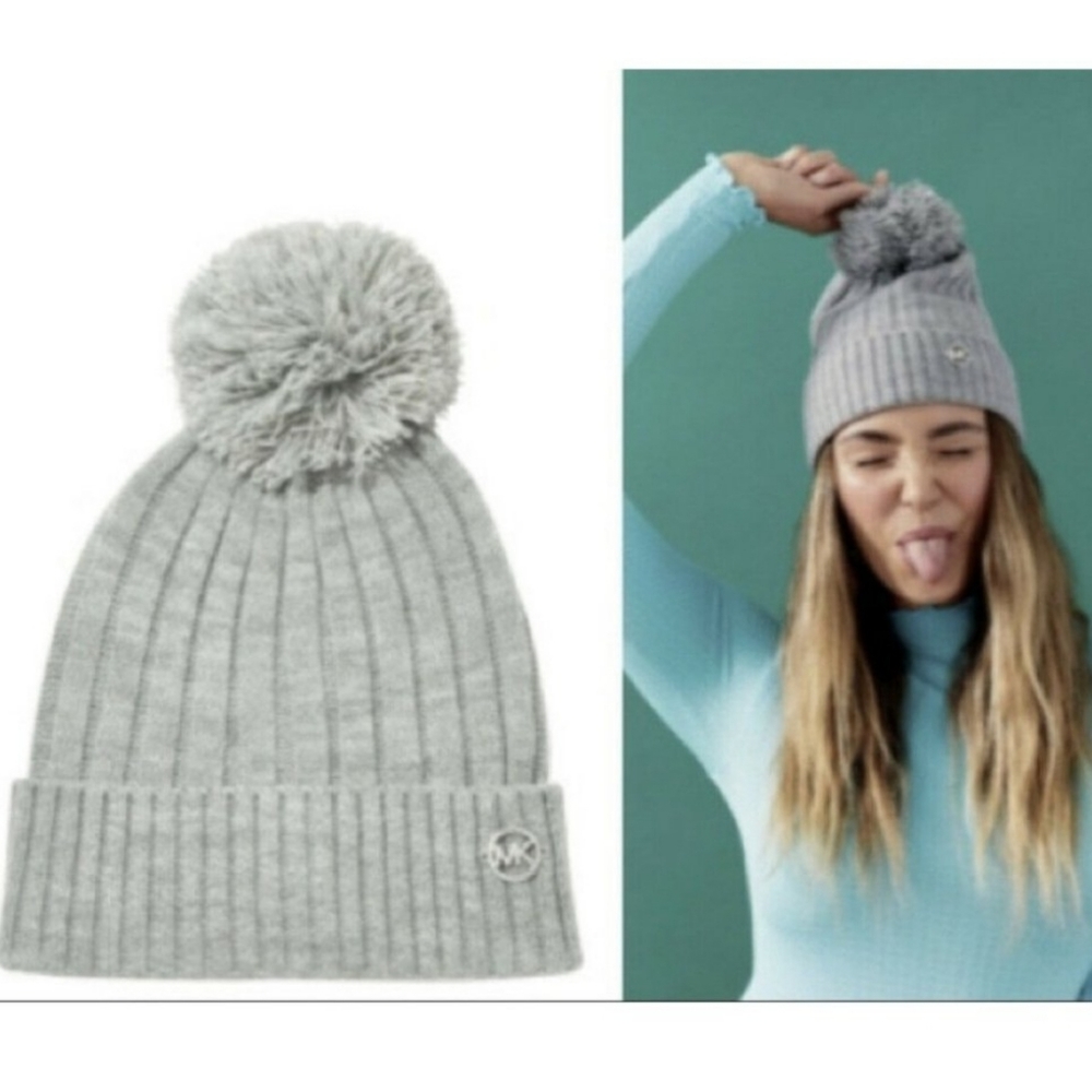 Michael Michael Kors gray beanie hat